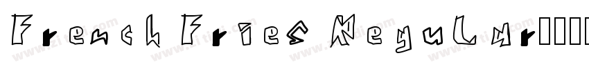 French Fries Regular字体转换